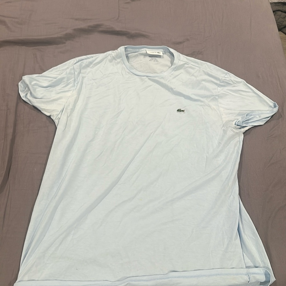 Lacoste men tee XXL light blue